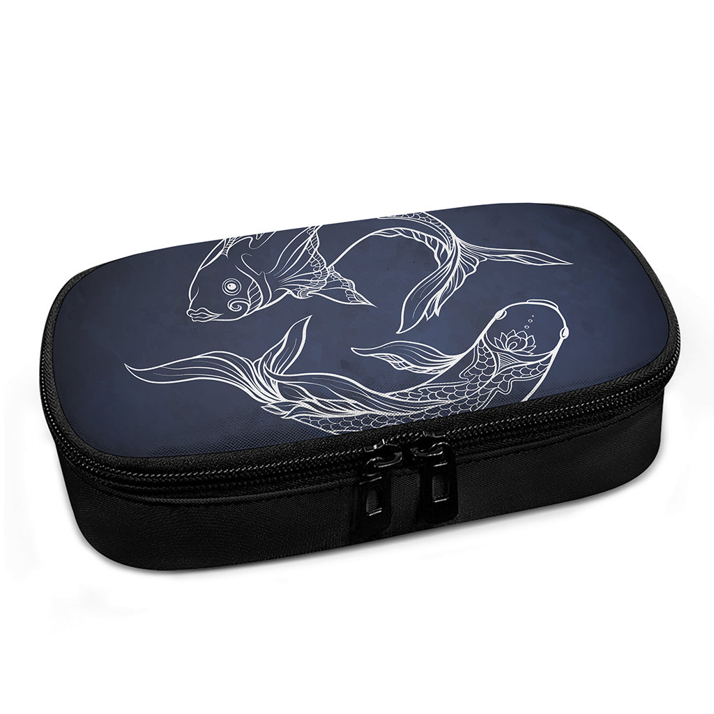 Astrology Pisces Sign Print Insulin Cooler Travel Case