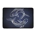 Astrology Pisces Sign Print Kitchen Mat