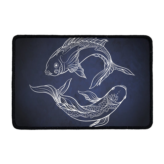 Astrology Pisces Sign Print Kitchen Mat