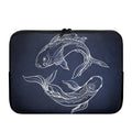 Astrology Pisces Sign Print Laptop Sleeve