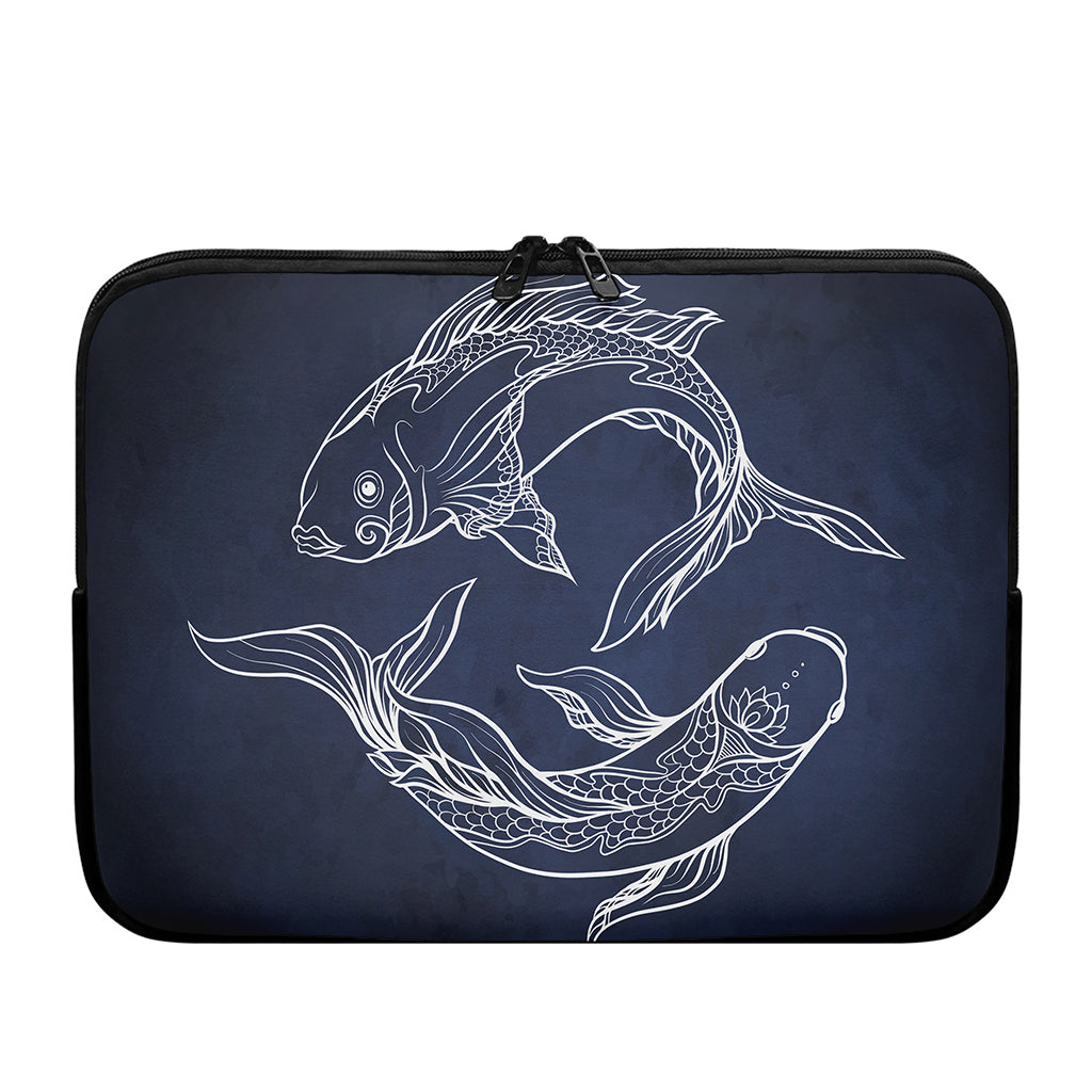 Astrology Pisces Sign Print Laptop Sleeve
