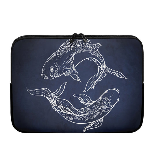 Astrology Pisces Sign Print Laptop Sleeve