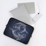 Astrology Pisces Sign Print Laptop Sleeve