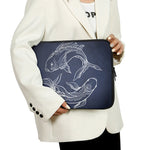 Astrology Pisces Sign Print Laptop Sleeve
