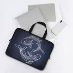 Astrology Pisces Sign Print Laptop Sleeve With Handle