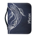 Astrology Pisces Sign Print Leather Bible Cover