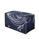Astrology Pisces Sign Print Leather Tissue Box Cover