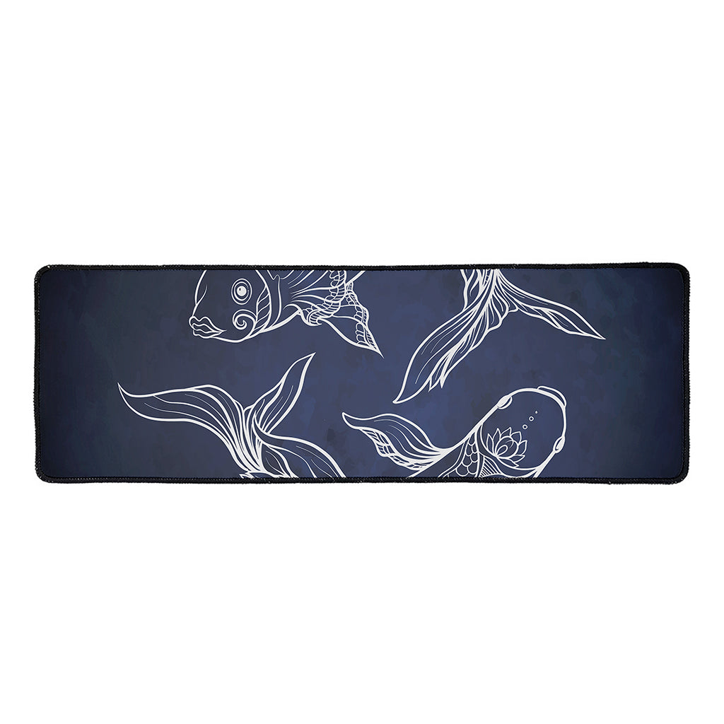 Astrology Pisces Sign Print Long Kitchen Mat