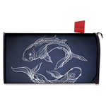 Astrology Pisces Sign Print Mailbox Cover