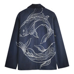 Astrology Pisces Sign Print Men's Blazer