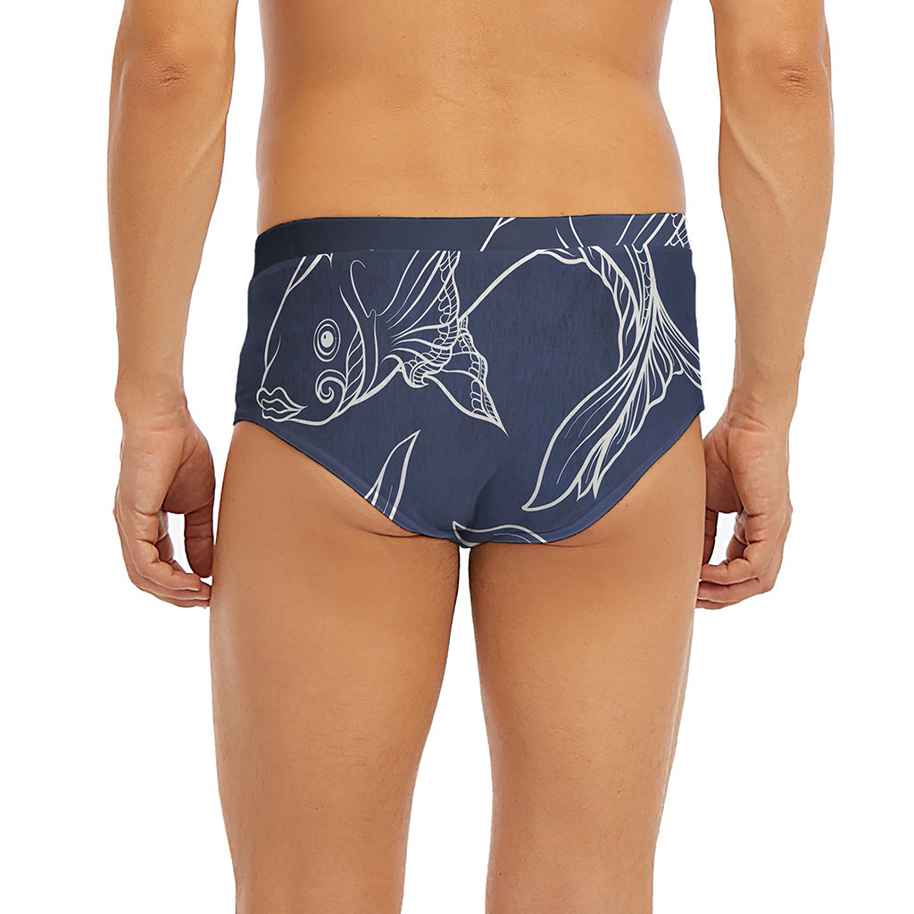 Astrology Pisces Sign Print Men's Briefs