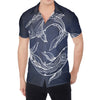 Astrology Pisces Sign Print Men's Shirt