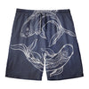 Astrology Pisces Sign Print Men's Swim Trunks