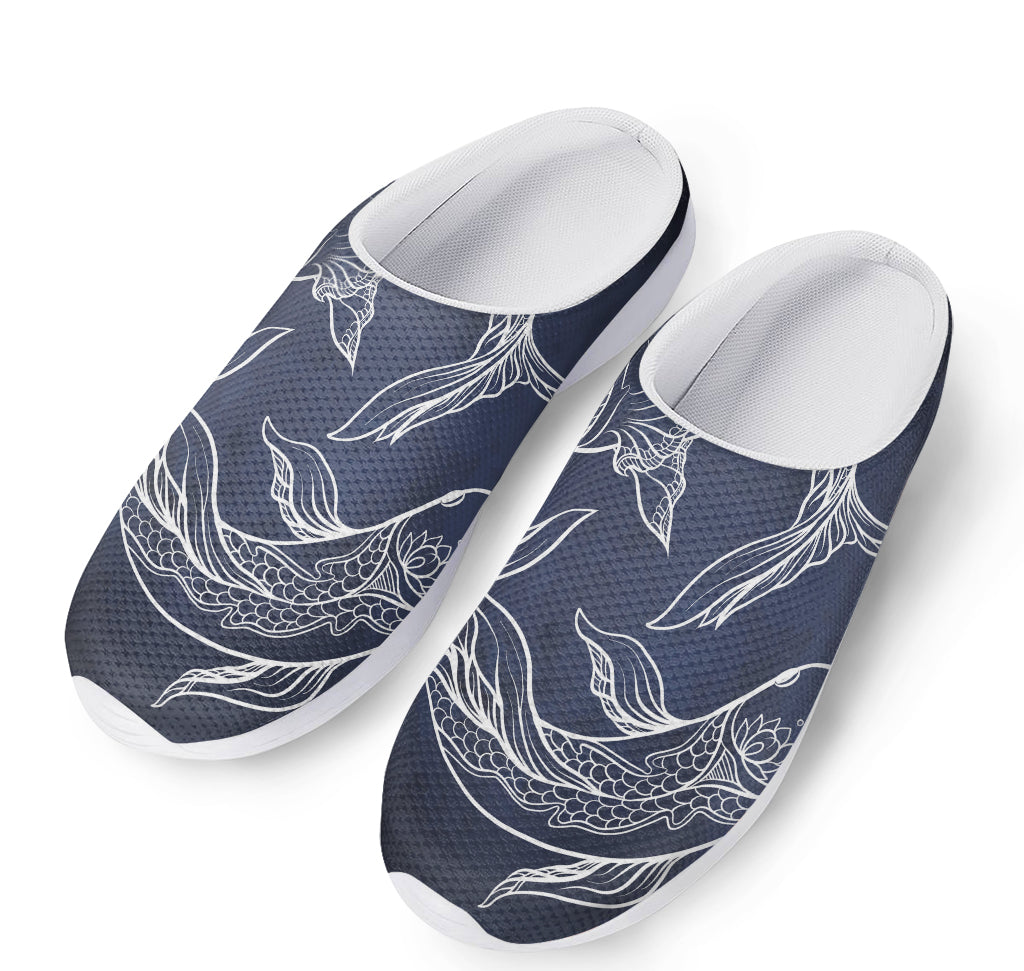 Astrology Pisces Sign Print Mesh Casual Shoes