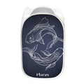 Astrology Pisces Sign Print Mesh Laundry Hamper