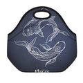 Astrology Pisces Sign Print Neoprene Lunch Bag