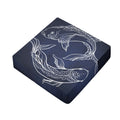 Astrology Pisces Sign Print Outdoor Seat Cushion Cover