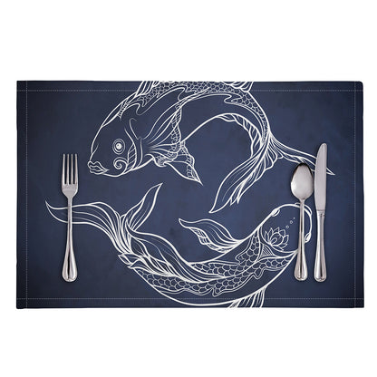 Astrology Pisces Sign Print Placemat