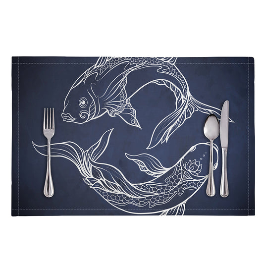 Astrology Pisces Sign Print Placemat