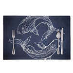 Astrology Pisces Sign Print Placemat