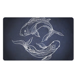 Astrology Pisces Sign Print Polyester Doormat
