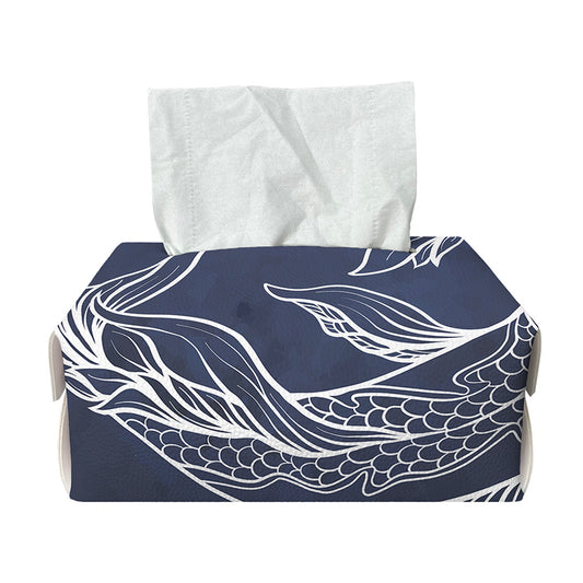Astrology Pisces Sign Print Rectangle Tissue Box Cover