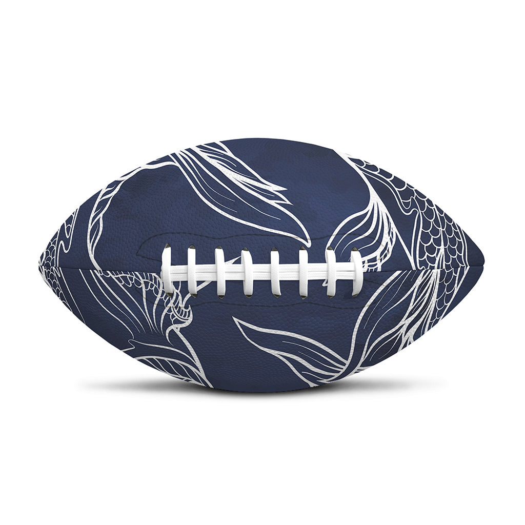 Astrology Pisces Sign Print Rugby Ball
