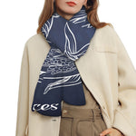 Astrology Pisces Sign Print Scarf