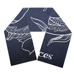 Astrology Pisces Sign Print Scarf