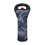 Astrology Pisces Sign Print Single Neoprene Wine Tote