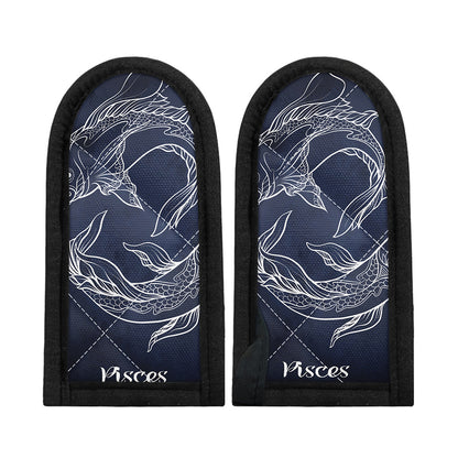 Astrology Pisces Sign Print Skillet Handle Cover