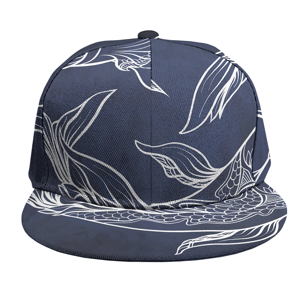 Astrology Pisces Sign Print Snapback Cap