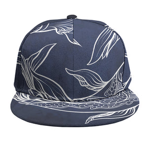 Astrology Pisces Sign Print Snapback Cap