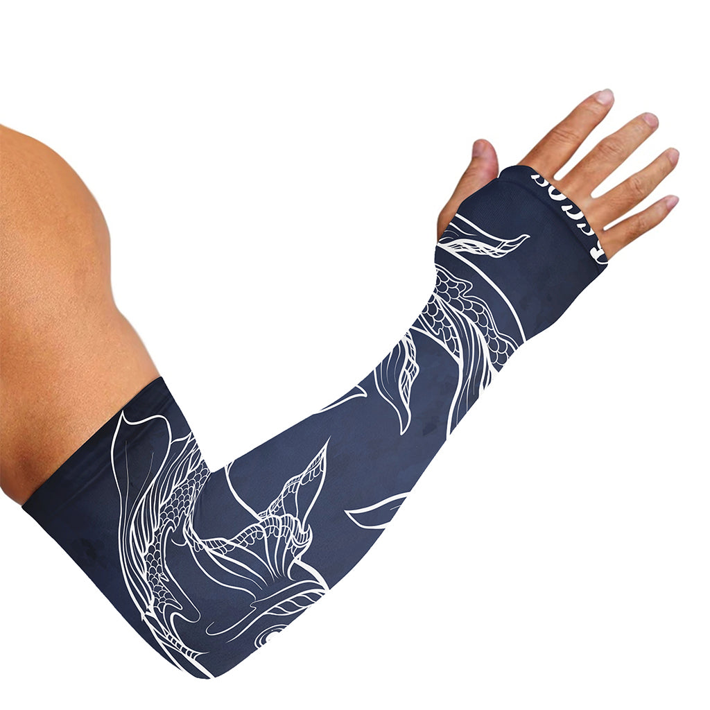Astrology Pisces Sign Print Sun Protection Arm Sleeves