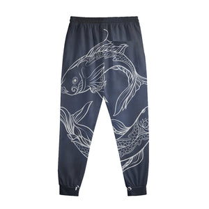 Astrology Pisces Sign Print Sweatpants