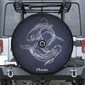 Astrology Pisces Sign Print Tire Cover With Camera Hole
