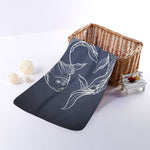 Astrology Pisces Sign Print Towel