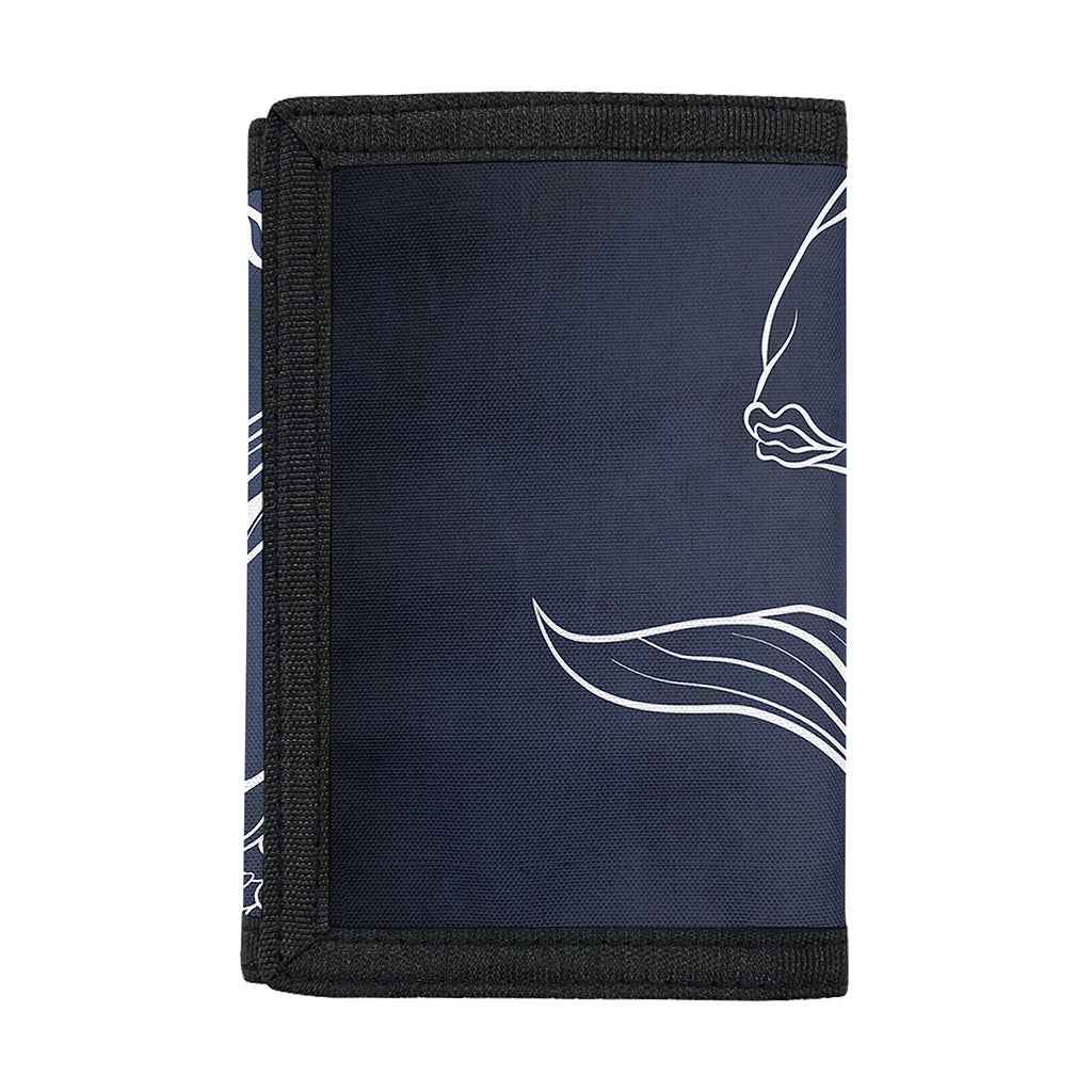 Astrology Pisces Sign Print Trifold Wallet