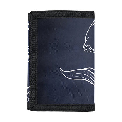 Astrology Pisces Sign Print Trifold Wallet