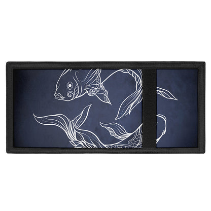 Astrology Pisces Sign Print Trifold Wallet