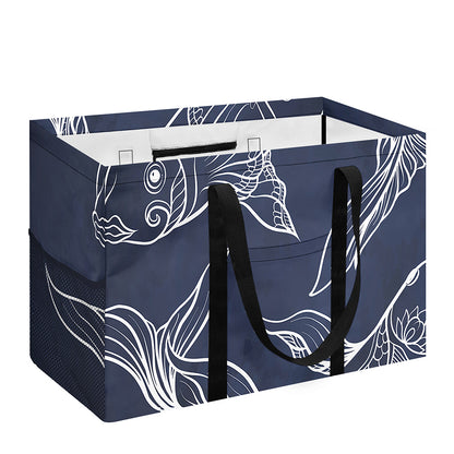 Astrology Pisces Sign Print Utility Tote Bag
