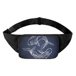 Astrology Pisces Sign Print Waist Bag