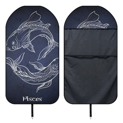 Astrology Pisces Sign Print Waterproof Car Seat Cover