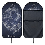 Astrology Pisces Sign Print Waterproof Car Seat Cover