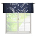 Astrology Pisces Sign Print Window Valance