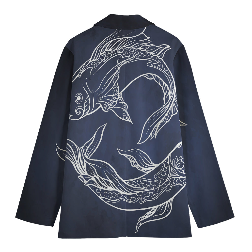 Astrology Pisces Sign Print Women's Blazer