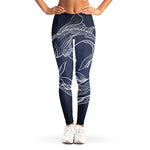 Astrology Pisces Sign Print Women's Leggings