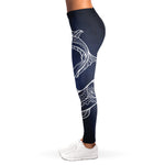 Astrology Pisces Sign Print Women's Leggings