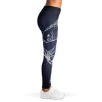 Astrology Pisces Sign Print Women's Leggings