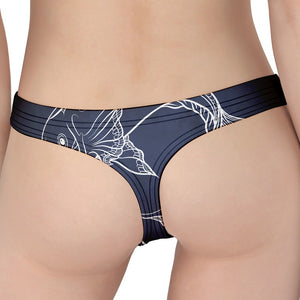 Astrology Pisces Sign Print Women's Thong